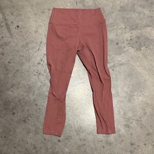High-Waisted Mauve Leggings